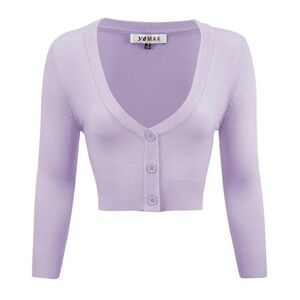 Vixen lilac cardigan sweater